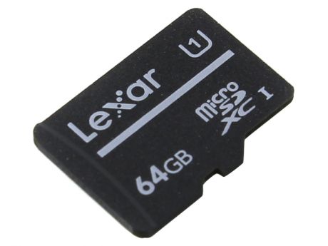 Карта памяти 64Gb - Lexar Micro Secure Digital HC Class 10 UHS-I LFSDM10-64GABC10