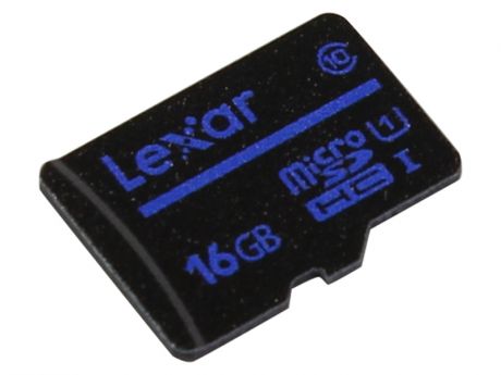 Карта памяти 16Gb - Lexar Micro Secure Digital HC Class 10 UHS-I LFSDM10-16GABC10