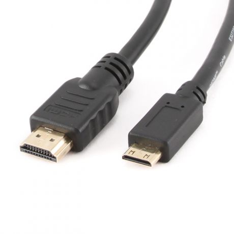 Аксессуар Gembird Cablexpert HDMI-miniHDMI 19M v1.4 3D Ethernet 1.8m Black CC-HDMI4C-6