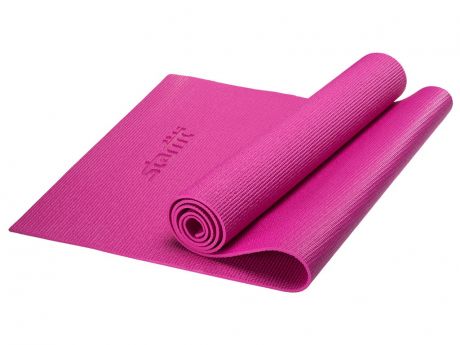 Коврик для йоги Starfit FM-101 PVC 173x61x0.5cm Pink УТ-00008834