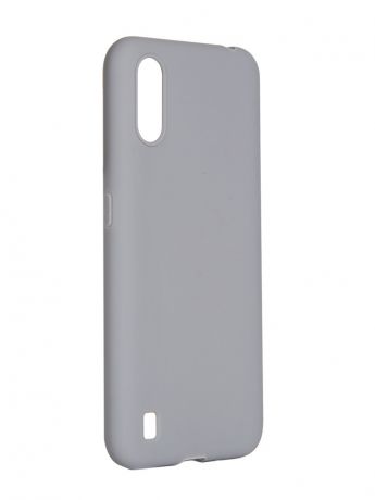 Чехол Pero для Samsung Galaxy A01 Soft Touch Grey СС01-A01GR