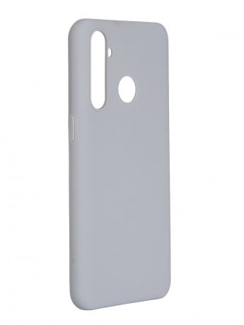 Чехол Pero для Realme 5 Pro Soft Touch Grey CC01-R5PGR