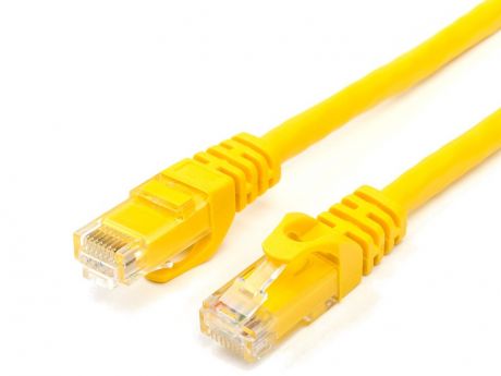 Сетевой кабель ATcom UTP cat.6 RJ45 0.5m Yellow AT2156
