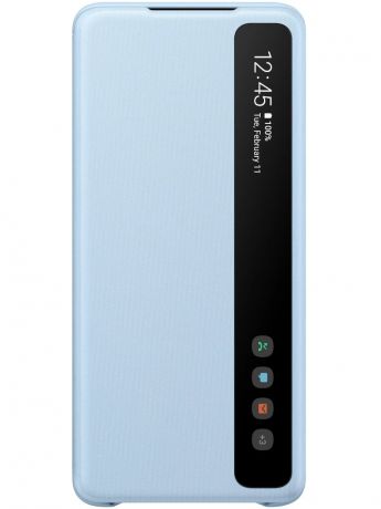Чехол для Samsung Galaxy S20 Plus Smart Clear View Cover Sky Blue EF-ZG985CLEGRU