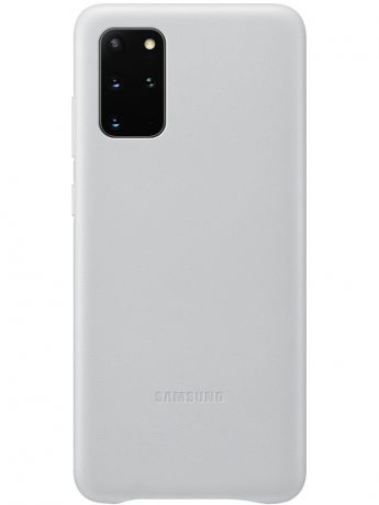Чехол для Samsung Galaxy S20 Plus Leather Cover Silver EF-VG985LSEGRU