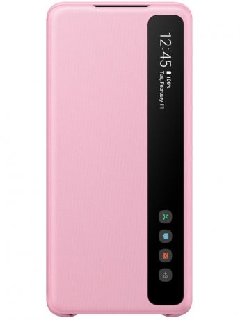 Чехол для Samsung Galaxy S20 Plus Smart LED Cover Pink EF-KG985CPEGRU