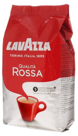 Кофе зерновой Lavazza Qualita Rossa, 1кг