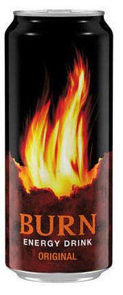 Напиток Burn сильногазированный энергетический, 500 мл (12 шт)