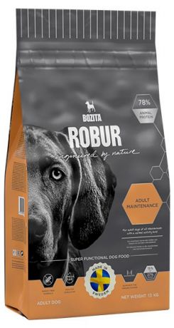 Корм сухой BOZITA ROBUR Adult Maintenance 27/15 для собак, 13 кг