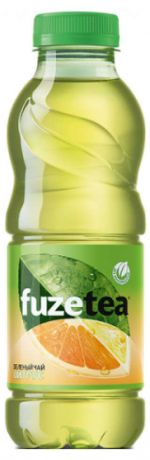 Чай Fuzetea, зеленый цитрус, пластик, 1 л (12 шт)