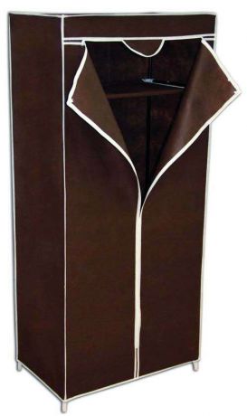 Шкаф-вешалка гардероб с чехлом, коричневый
