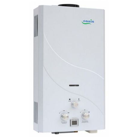 Проточный газовый водонагреватель Oasis 26 кВт белый