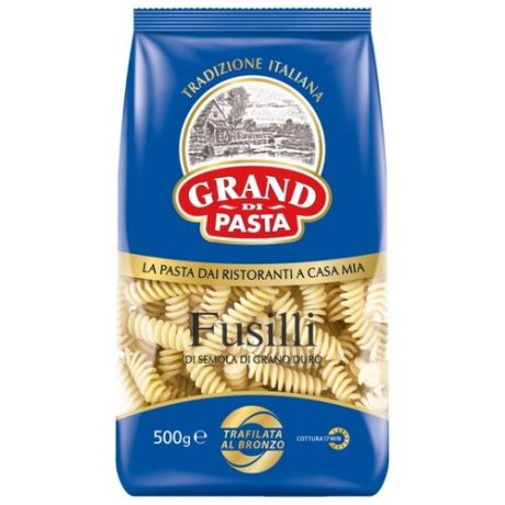 Grand Di Pasta Макароны Fusilli, 500 г