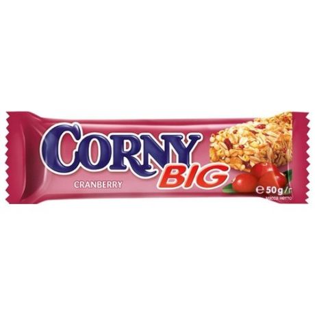 Злаковый батончик Corny Big Cranberry с клюквой, 50 г