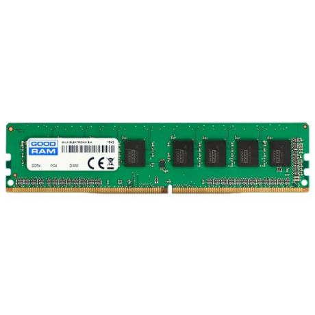 Оперативная память GoodRAM DDR4 2666 (PC 21300) DIMM 288 pin, 16 ГБ 1 шт. 1.2 В, CL 19, GR2666D464L19/16G