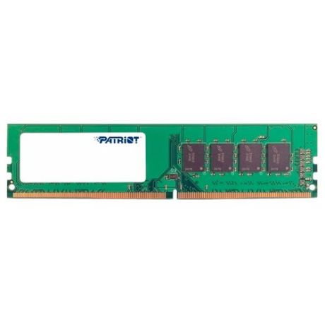 Оперативная память Patriot Memory DDR4 2666 (PC 21300) DIMM 288 pin, 4 ГБ 1 шт. 1.2 В, CL 19, PSD44G266682