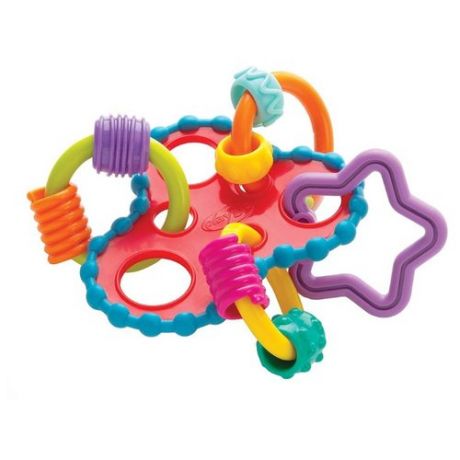 Прорезыватель-погремушка Playgro Roundabout Rattle разноцветный