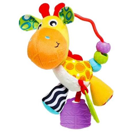 Прорезыватель-погремушка Playgro Giraffe Activity Rattle желтый