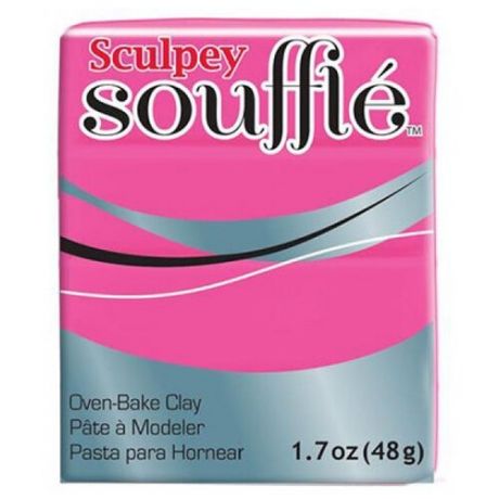 Полимерная глина Sculpey Souffle 6503 (ярко-розовый), 48г