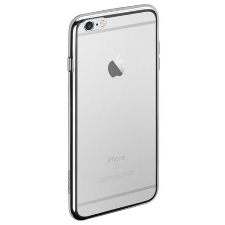 Чехол Deppa Gel Plus Case для Apple iPhone 6/iPhone 6S серебристый