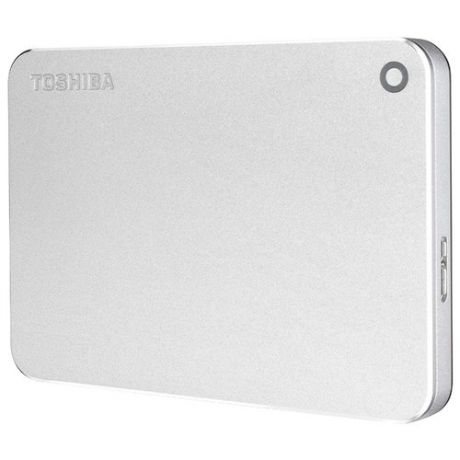 Внешний HDD Toshiba Canvio Premium (new) 1 ТБ серебристый металлик