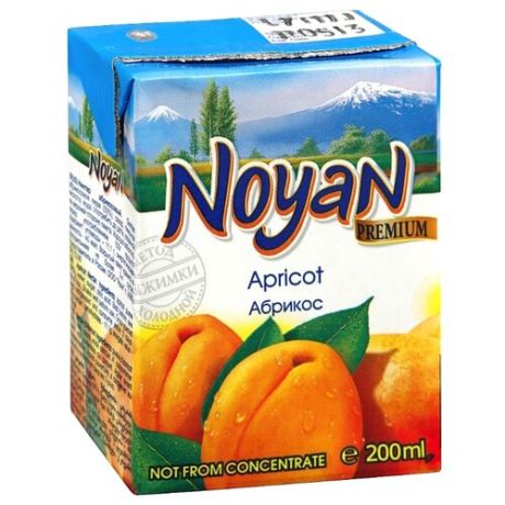 Нектар Noyan Абрикос, 0.2 л