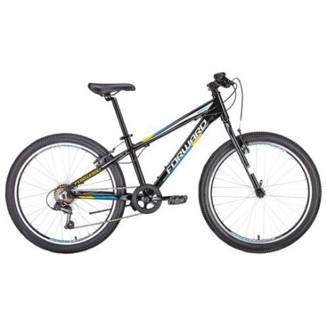 Подростковый горный (MTB) велосипед FORWARD Twister 24 1.0 (2019) черный 13" (требует финальной сборки)