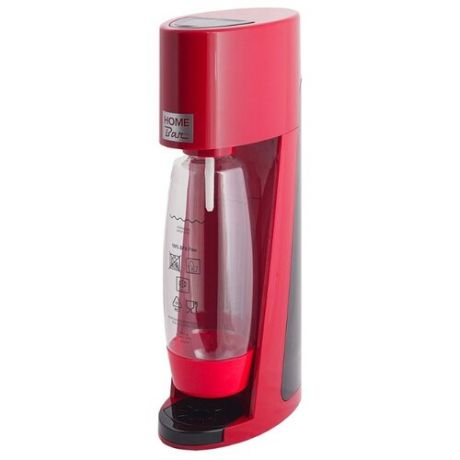 Сифон для газирования воды + баллоны Home Bar Elixir Turbo NG красный