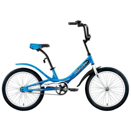 Подростковый городской велосипед FORWARD Scorpions 1.0 (2017) синий 10.5" (требует финальной сборки)