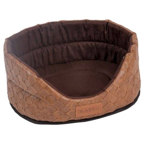 Лежак для собак и кошек Katsu Skaj XS 40х35х16 см коричневый