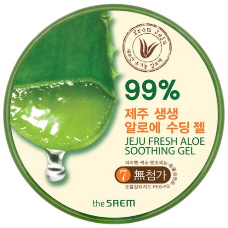 Гель для тела The Saem Jeju Fresh Aloe Soothing Gel 99%, 300 мл