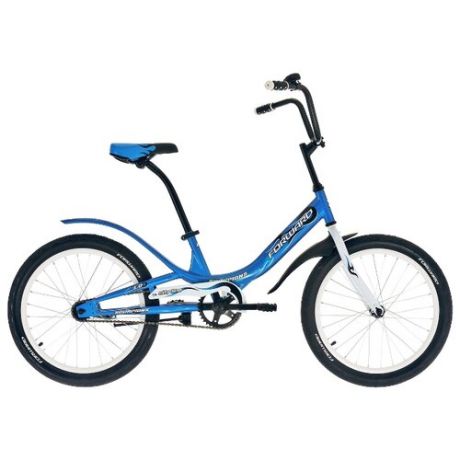 Подростковый городской велосипед FORWARD Scorpions 20 1.0 (2019) синий 10.5" (требует финальной сборки)