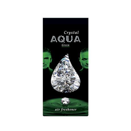 Aqua Ароматизатор для автомобиля Crystal Drop Green 12 г