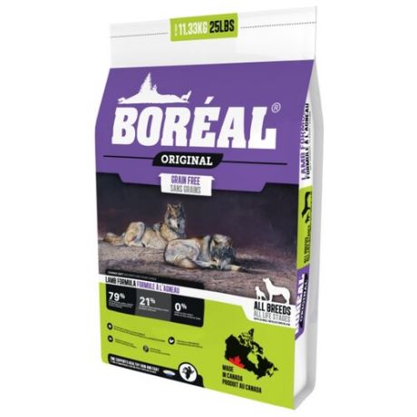 Корм для собак Boreal (11.33 кг) Original All Breed Lamb Formula Grain Free