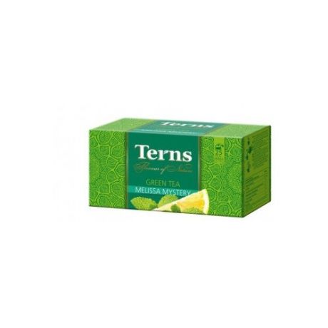 Чай зеленый Terns Melissa Mystery в пакетиках, 95 г 25 шт.