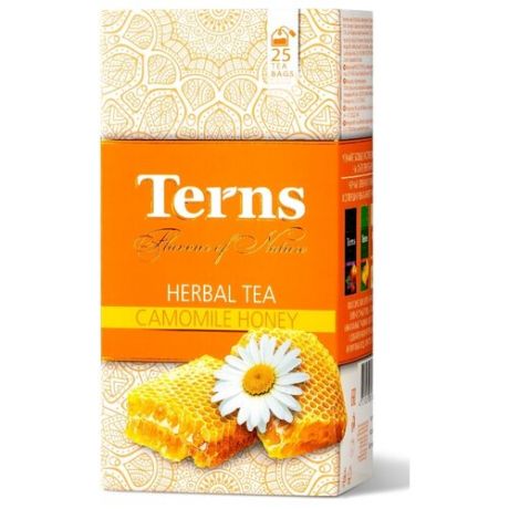 Чай травяной Terns Camomile Honey в пакетиках, 80 г 25 шт.