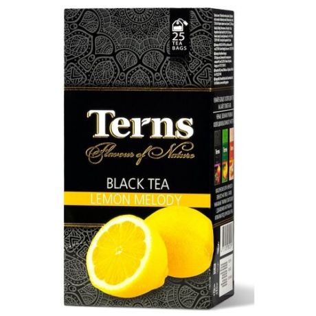 Чай черный Terns Lemon Melody в пакетиках, 85 г 25 шт.