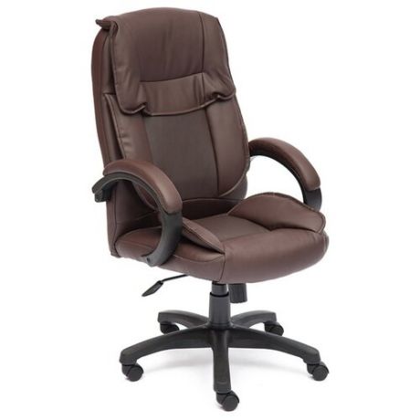 Компьютерное кресло TetChair Ореон, обивка: искусственная кожа, цвет: коричневый
