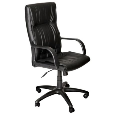 Компьютерное кресло TetChair Давос, обивка: искусственная кожа, цвет: черный