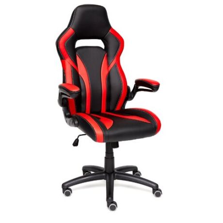 Компьютерное кресло TetChair Rocket офисное, обивка: искусственная кожа, цвет: черный/красный