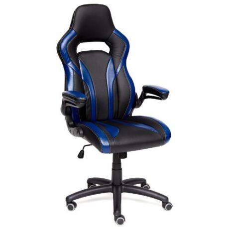 Компьютерное кресло TetChair Rocket офисное, обивка: искусственная кожа, цвет: черный/темно-синий
