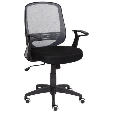 Компьютерное кресло TetChair Uno офисное, обивка: текстиль, цвет: черный/серый