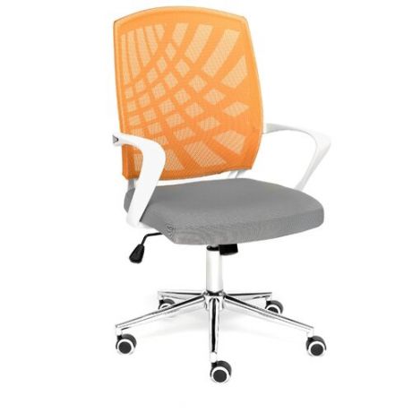 Компьютерное кресло TetChair Ray офисное, обивка: текстиль, цвет: серый/оранжевый