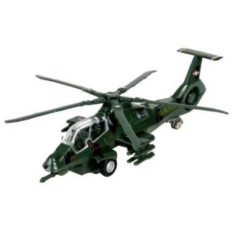 Вертолет ТЕХНОПАРК военный (SL-362-2-SB) 1:43 зеленый