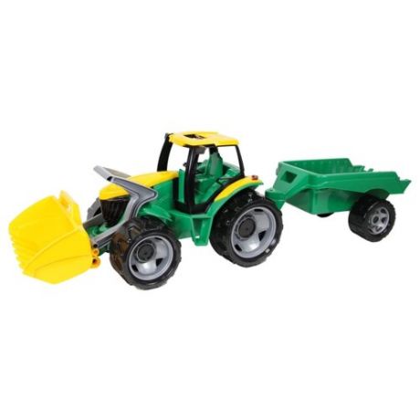 Трактор Lena GIGA TRUCKS (02123) 108 см зеленый/желтый
