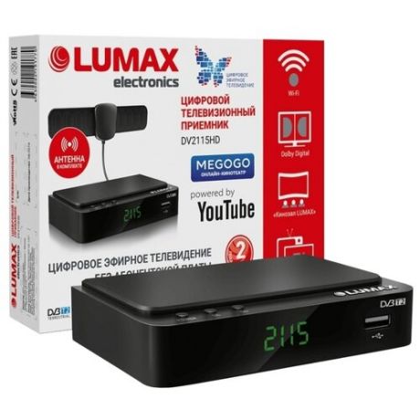 TV-тюнер LUMAX DV-2115HD черный