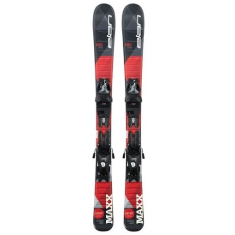 Горные лыжи Elan Maxx QS с креплениями EL Shift (19/20) 130 см черный/красный