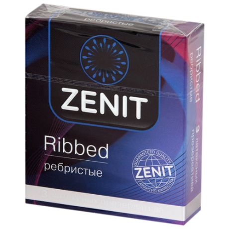 Презервативы ZENIT Ribbed (3 шт.)