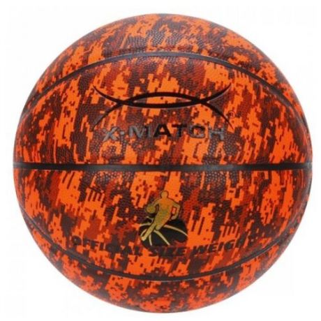 Баскетбольный мяч X-Match 56393, р. 7 оранжевый