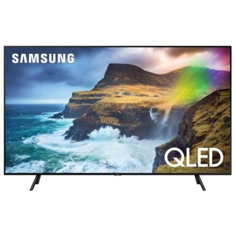 Телевизор QLED Samsung QE55Q77RAU 55" (2019) черный графит